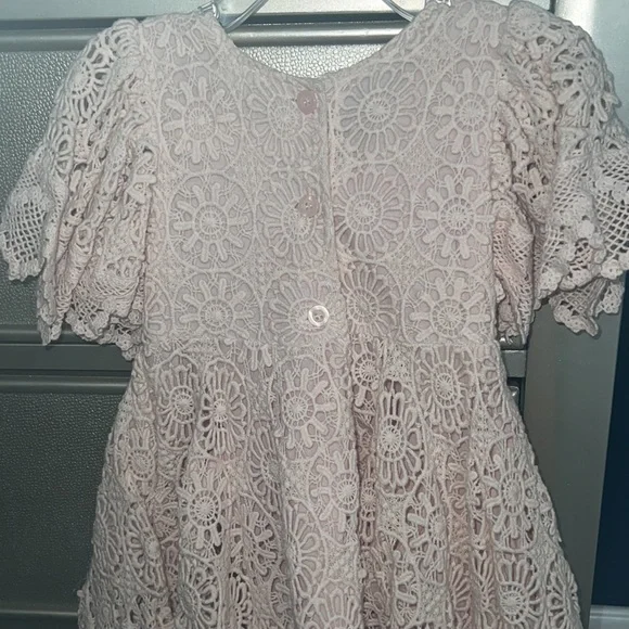 Toddler Girl Dollcake Pink Lace Dress Size 3 Dresses